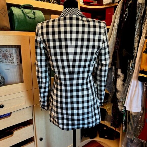 Escada Black and White Size 34 Jacket - Picture 3 of 10